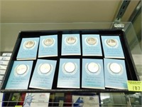 COLLECTION OF UNITED NATIONS STERLING MEDALS