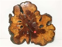 Cypress Wood Clock