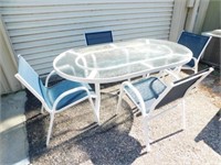 OUTDOOR PATIO DINETTE - TABLE AND 4 CHAIRS
