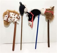 Children's Stick Horses (Lot of 4)