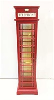 British Telephone booth display shelf