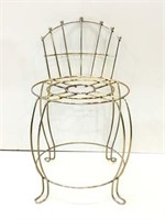 Metal Wire Vanity Chair