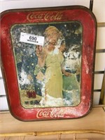 Antique Coke Tray Dated 1935