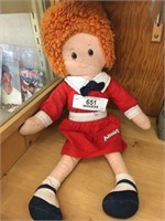 Vintage Orphan Annie Doll
