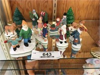12 Christmas Figures for Village