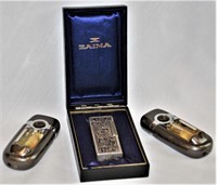 Three Vintage Lighters, Zaima…