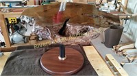 Handmade, unique Walnut table