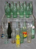 19 Vtg Soda Bottles, Coke from Lansing, Bay City