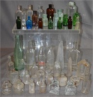 Large Lot of Vintage Collectible Bottles