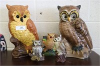 5pc. Owl Collection
