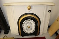 Antique Iron Fireplace