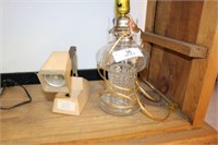 Electrified Oil Lamp & Other Lamp