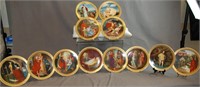 Set of 12 Ten Commandment Plates, Danbury Mint