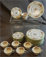 30 Pieces Mix and Match Vintage Floral China
