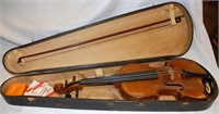 14" "Stradivarius" Copy, Germany, Coffin Case