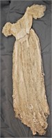 Victorian Battenberg Lace On Silk 2 Piece Dress