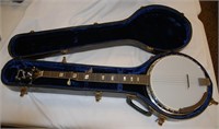 Harmony 5 String Bluegrass Banjo, Exc. Hard Case