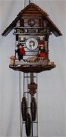 Vintage Musical Cuckoo Clock, Edelweiss