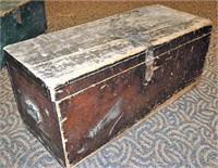 Old Wooden Trunk/Tool Chest/ WWI Ammo Box