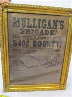 Mulligan's Brigade Framed