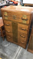 Retro style chest of drawers, 27 1/2 inches wide,