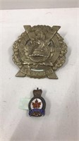 1916 - 1919 Trono Scottish war badge, legion pin