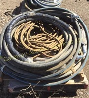 Assorted hydraulic hoses