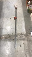 One pipe clamp 48 inches long