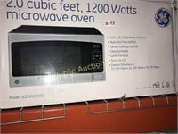 GE $189 RETAIL 2.0 CU FT MICROWAVE OVEN-ATTENTION
