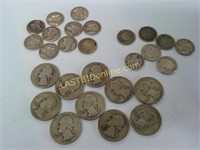 Silver Quarters and Dimes