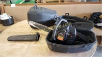 Poulan chainsaw with an extra case