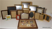 17 Pc Lot - Wooden Picture Frames
