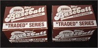 (2) 1990 Topps Baseball "Traded Series" Sets