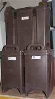 3 Cambro 350 LCD insulated soup carriers