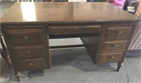 Jasper desk company vintage desk. 

54W 32D 31H