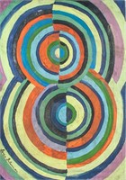 SONIA DELAUNAY Ukrainian-French 1885-1979 OOC