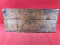 Vintage United States Rubber Company Wooden Crate