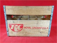 Large Vintage Royal Crown Cola Bottle Crate