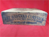 Vintage The Harvard Classics Book Crate