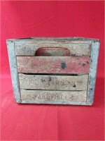 Vintage Jersey Farm Milk Crate