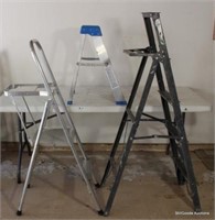 3 Pc Lot - Tools - Step Ladders
