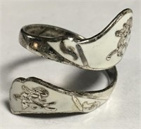 Siam Sterling Silver Enameled Ring