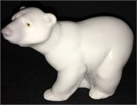 Lladro Polar Bear Figurine
