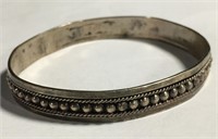 Mexico Sterling Silver Bangle Bracelet
