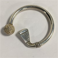 Tiffany & Co. Sterling Silver Golf Key Ring