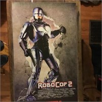 RoboCop 2, rental store Promotional movie poster.