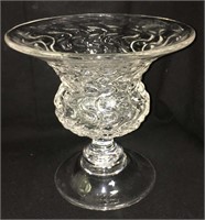 Brierly Glass Footed Vase