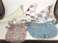 Vintage Linens with Baby Quilts and Aprons