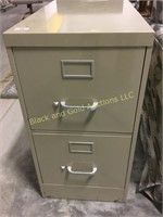 Two Drawer Metal Filing Cabinet