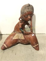 28 Inch Tall Terra-Cotta Figurine/Statue